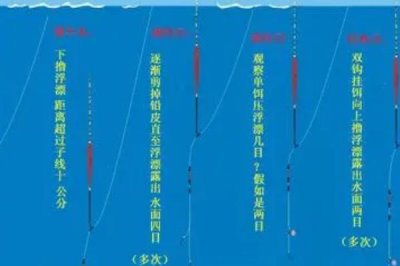 釣鳊魚(yú)的調(diào)漂方法，先重鉛找底
